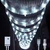 Russell Decor LED Rope Lights with 4-Level Dimmable Controller for