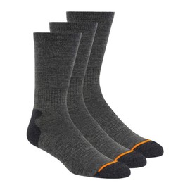 Weatherproof Calcetines para hombre (3 unidades), Carbón, 10-13