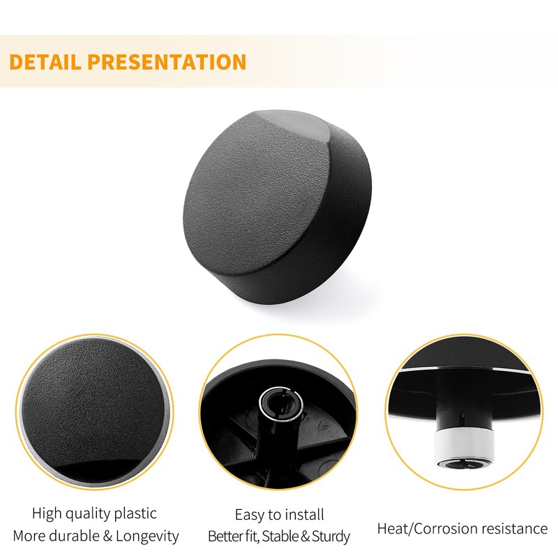 Allstare 82977 82974 Cooktop Knobs Replacement for Dacor Stove Parts