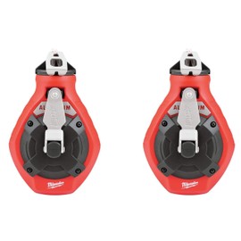 Milwaukee 48-22-3990 100' Fine Line Chalk Reel, 2 Pack