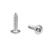 sourcing map 2.3x10mm Self Tapping Screws Phillips Pan Head with