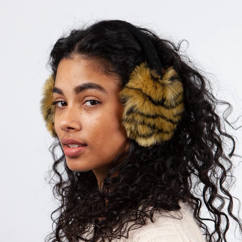 Barts Fur Earmuffs Brown Tiger - One Size