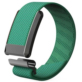 synwee Replacement Wristband for Whoop 4.0 - Breathable Recycled Polyamide band & U-shaped Metal Frame& FitnessTracker Accessories (Deep Green)