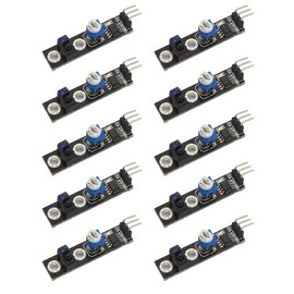 GERUI KY-033 Line Tracking Sensor Module TCRT5000 Suitable for Arduino Module for Detection of Obstacles Infrared Detection Sensor Black Screw PCB Mounting Pack of 10