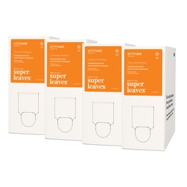 ATTITUDE Bulk Refill for Foaming Hand Soap Dispenser, EWG Verified, Dermatologically Tested, Plant and Mineral Based, Vegan, Orange Blossom & Eucalyptus Scent, 67.62 Fl Oz (Pack of 4)