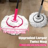 NEWE Self Wringing Twist Mop for Floor Cleaning, Upgraded 18-inch