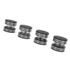 4PCS Spring Speaker Spikes Sound Dampening Feet for HiFi Amplifier/Speaker/Turntable/PlayerBlack