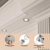 ledscom.de Circ Ceiling Mounting Frame Aluminium Mounting Frame Matt Chrome