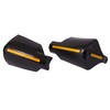 Pair 22 mm 7/8 Inch Black Motorcycle Hand Guards Hand