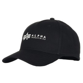 ALPHA INDUSTRIES Unisex Alpha Cap Baseball Cap, black