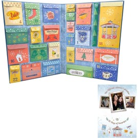 Advent Calendar, 2024 Advent Calendar, 25 Days Christmas Countdown Calendar with Collectible Decorations, 25 Days Countdown to Christmas Fan Items, Christmas Calendar Pockets