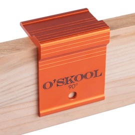 O’SKOOL 90 Degree Saddle Square for Precise Woodworking Angles and Measurements, Dovetail Jig Marker