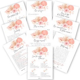 STUDIO MANALI 10 Games EVJF | 150 Cards (15 Per Game) | Hen Party | Bridal Set