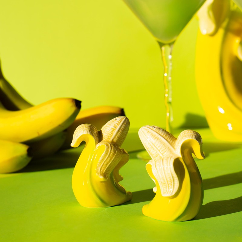 Banana Romance Salt & Pepper Set of 2 Banana Salt