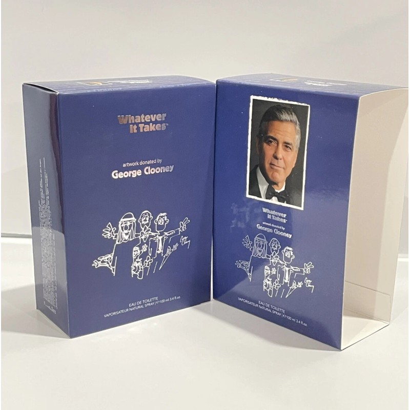 George Clooney Whatever It Takes 3.4oz Edt Spray New In