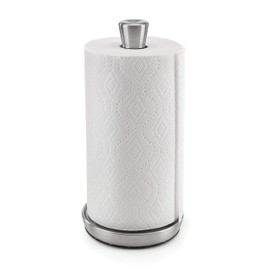 Polder KTH-7065-432 Fleur Paper Towel Holder, Silver