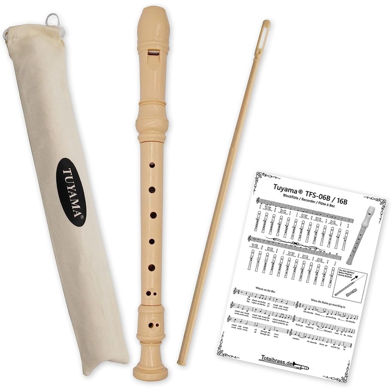 Recorder Box Volume 1 + Tuyama® Soprano Recorder TFS-06B (Starter