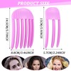 2Pcs Wind Shaping Styling Combs for Fluffy Bangs, High Crown