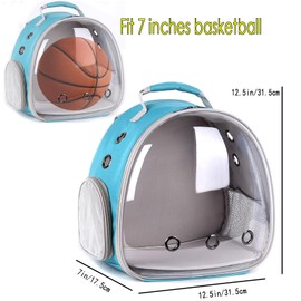 Crested Geckos Backpack Carrier,Reptile Portable Backpack Carrier with Small Backpack Harness Leash Set,Space Capsule Clear Bubble Window Travel Backpack for Lizard Travel,Guinea Pig,Bearded Dragon