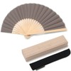 Summer Fan, Asymmetric, Easy to Fan, Fan Bag with Box,