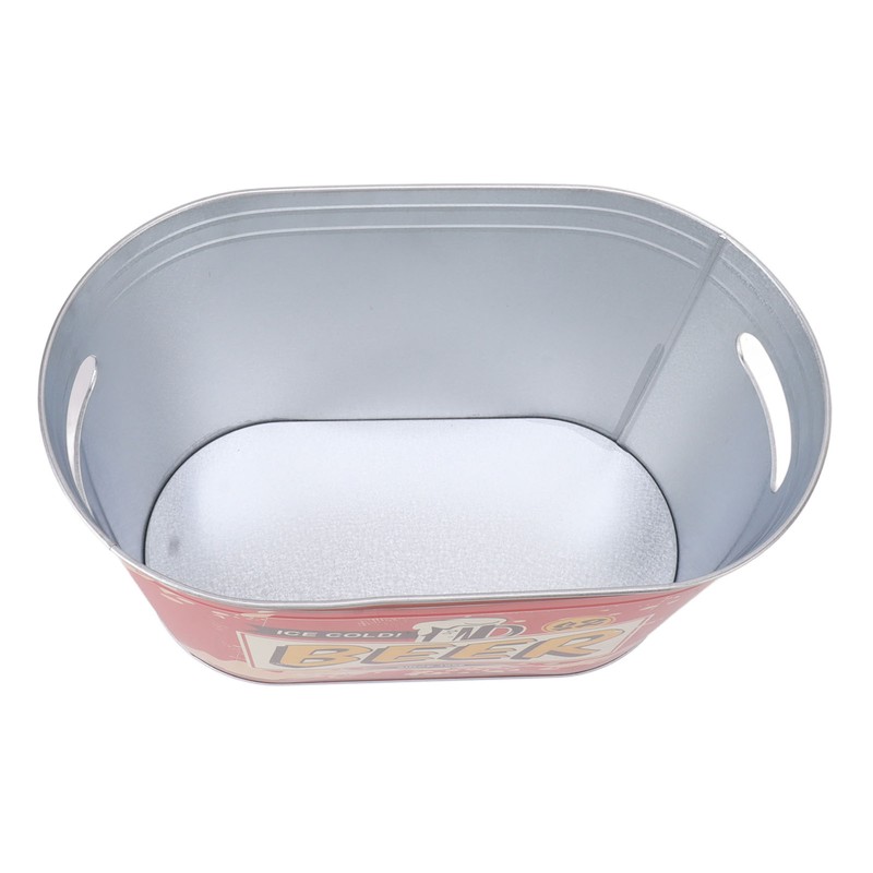 Printed Beverage Ice Bucket Universal Rust Protection Large Calibre Ice