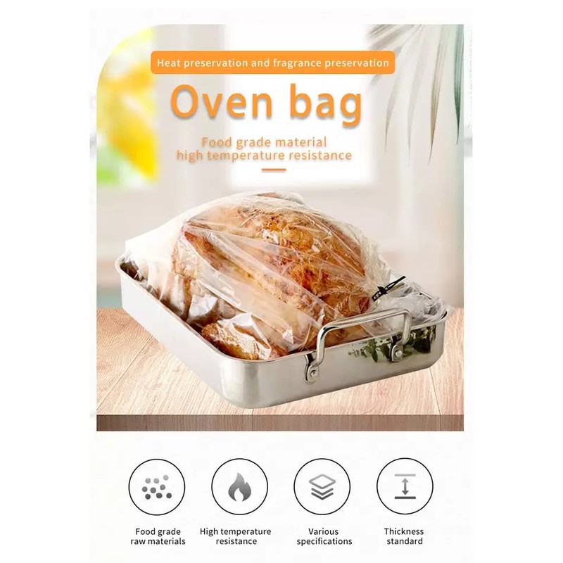 Roasting Bags for Ovens and Microwaves 5 Large Bags and