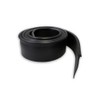 Black 1-1/8" Half-Round Type Shower Door Bottom Seal and Sweep