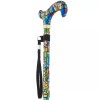 Royal RC Canes Mosaic Stained Window Folding Adjustable Derby Walking