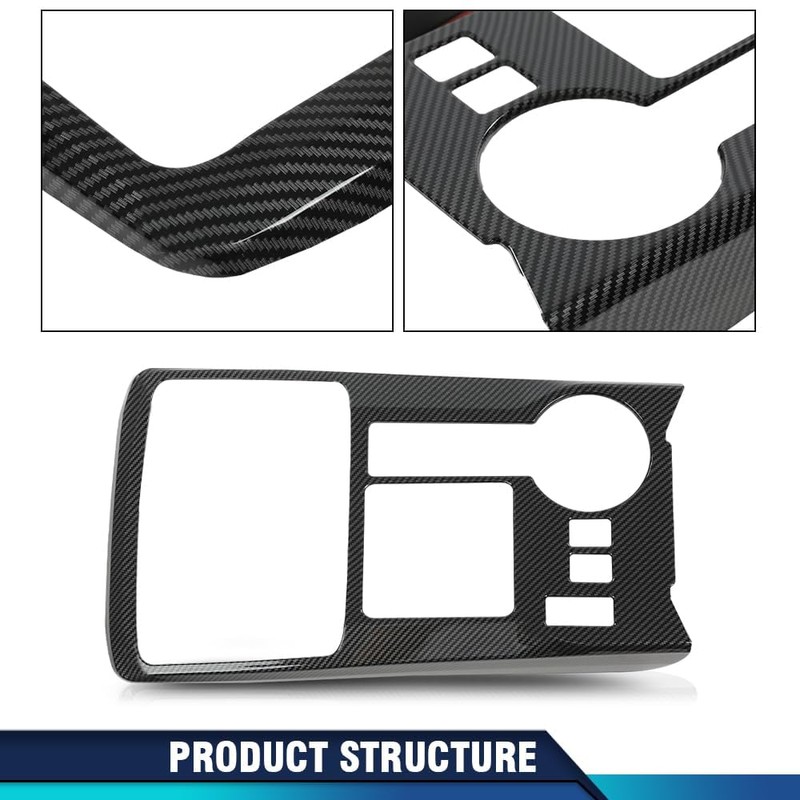 PIT66 Center Console Trim Gear Shift Panel Decor Cover Trim