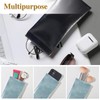 Qufiiry 3 Pack Soft Glasses Case, Sunglass Case, Portable Sunglasses