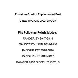 Caltric Tilt Steering Oil Gas Shock for Polaris Ranger EV Ranger ETX Ranger 1000 Diesel