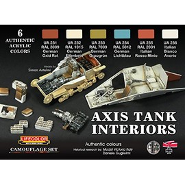 Camouflage Set LifeColor CS22 AXIS TANK INTERIORS
