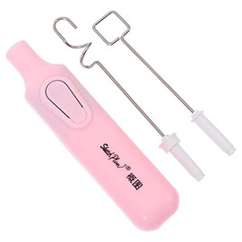 EXCEART 1 Set Electric Pigment Stirrer Mixer Pigment Art Gouache Electric Mixer Scraper Color Blending Mixing Tool for Art Gouache Painting Drawing Pink