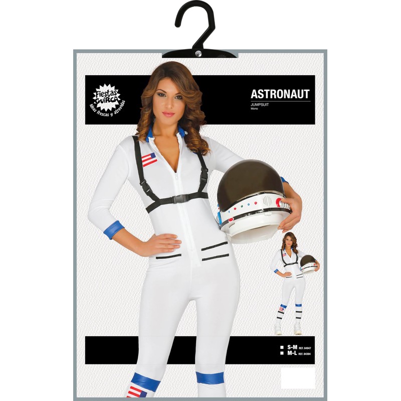 GUIRCA Costume – Adult Astronaut, Size 8-12 (84947.0)