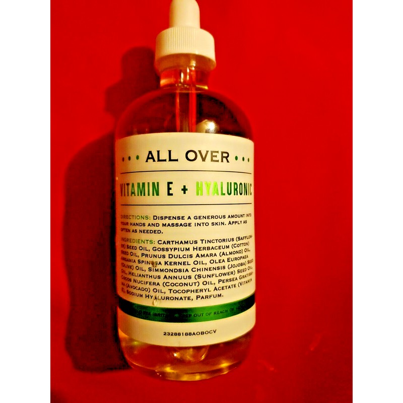 ALL OVER VITAMIN E + HYALURONIC ACID BOY OIL COCONUT