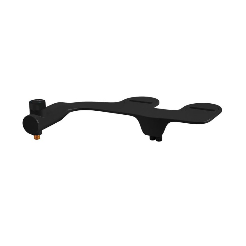 Montmartre Non-Electric Bidet Toilet Attachment in Glossy Black with Black