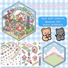 4 Sets Sticker Pack DIY 3D Stickers, Cute Sets for