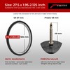 Fincci Pair 27.5 x 1.95-2.125 Inch Bike Inner Tubes 48mm