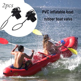 Tbest 2pcs Inflatable Air Valve Replacement Screw Air Valve for Inflatable Rubber Dinghy Raft Pool Boat Fishing Boats