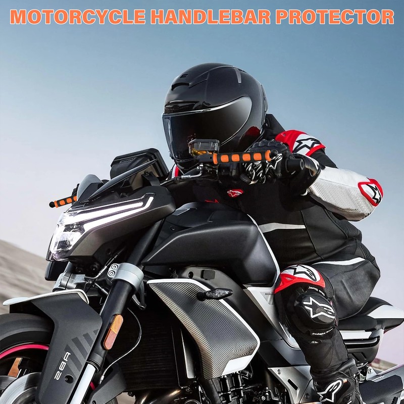 2Pcs Universal Motorcycle Brake Lever Covers, Silicone Sleeve Brake Grips,