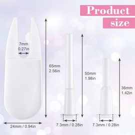 HINZIC 22pcs Yoga Ball Plug, Fitness Exercise Ball Air Stopper Plug Pin Adapter Kit, Exercise Ball Plug Replacement Kit (Small, Large)