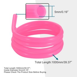 GOOFIT 5mm Tube Gasoline Motorcycle Fuel Carburetor Replacement For Pit Bike Moped ATV Quad Bicycle Motor Pink