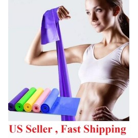 Unbranded  5 Feet Stretch Resistance Bands Exercise Pilates Yoga GYM Workout  Aerobic - Pink