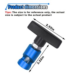 Lift Support Clamp for Car Hood, Hood Strut Shock Holder Car Hood Prop Rod Tool, Hood Stay Holder Prop Rod Stopper Retainer Tool, Piston Stop Tool Strut Clamp for Liftgate Tailgate Hatch (Bule, 1PCS)