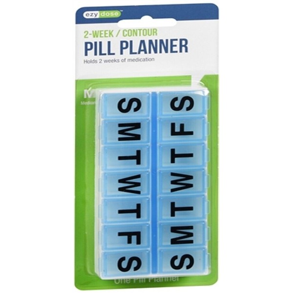 Ezy Dose SM Ezy Dose Pill Planner 2-week