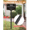 Multiwins No Soliciting Sign for House with Stake - Adjustable