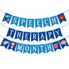 Qttier Speech Therapy Month Banner, STP Month Banner, Speech Pathologist