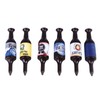 6PCS Mini Beer Bottle Golf Tees Plastic Funny Golfing Tees