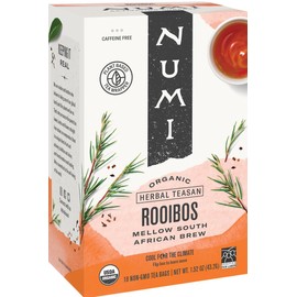 Numi Organic Rooibos Tea, 18 Herbal Tea Bags