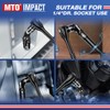 MTO Universal Joint Set 1PCS, 1/4"Drive Swivel Socket Set, Socket